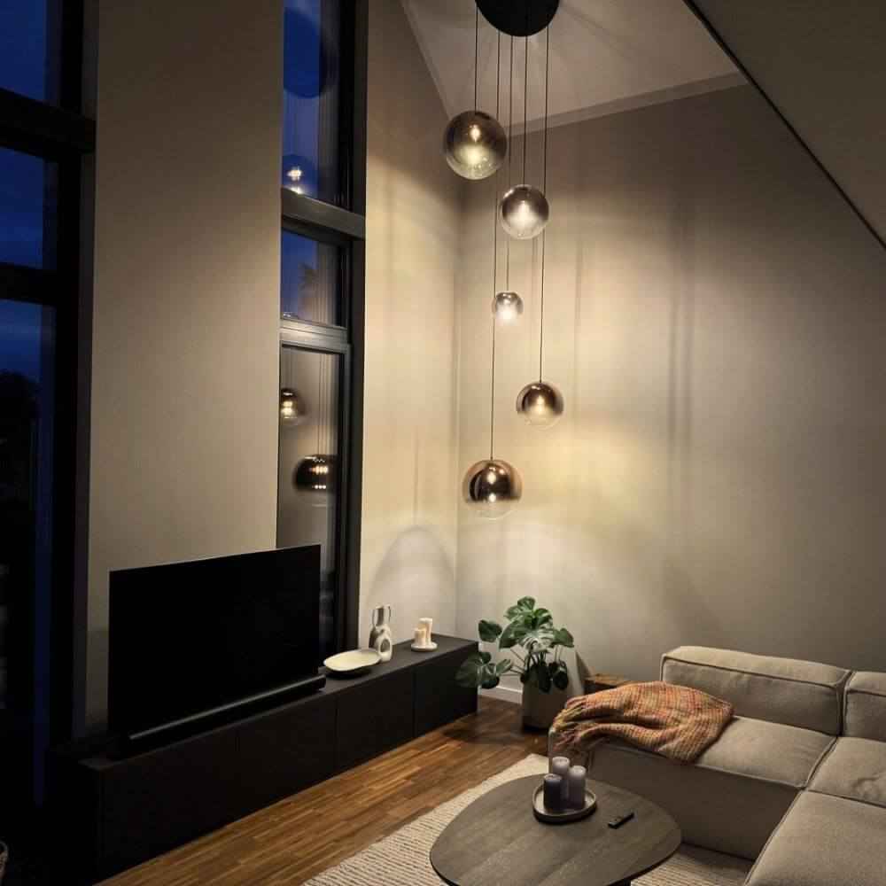 Bello 5-Light Pendant Lamp | Modular Design, Customizable Colors
