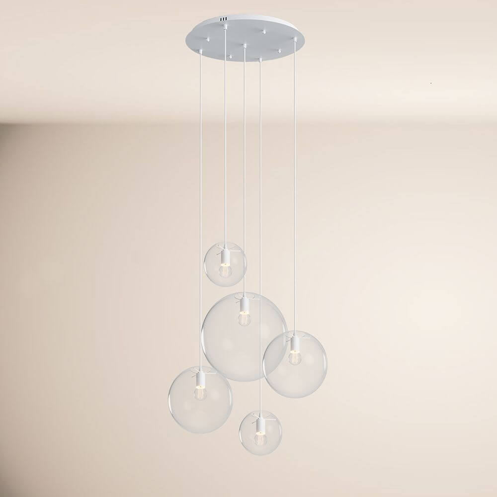 Bello 5-Light Pendant Lamp | Modular Design, Customizable Colors