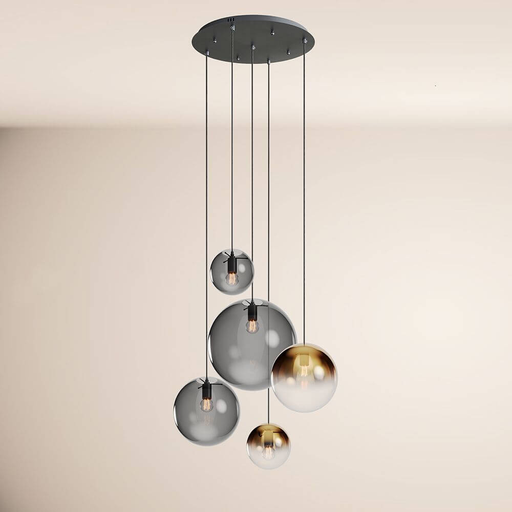 Bello 5-Light Pendant Lamp | Modular Design, Customizable Colors