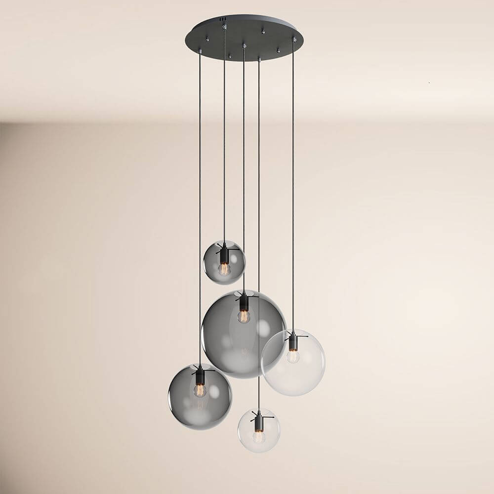 Bello 5-Light Pendant Lamp | Modular Design, Customizable Colors