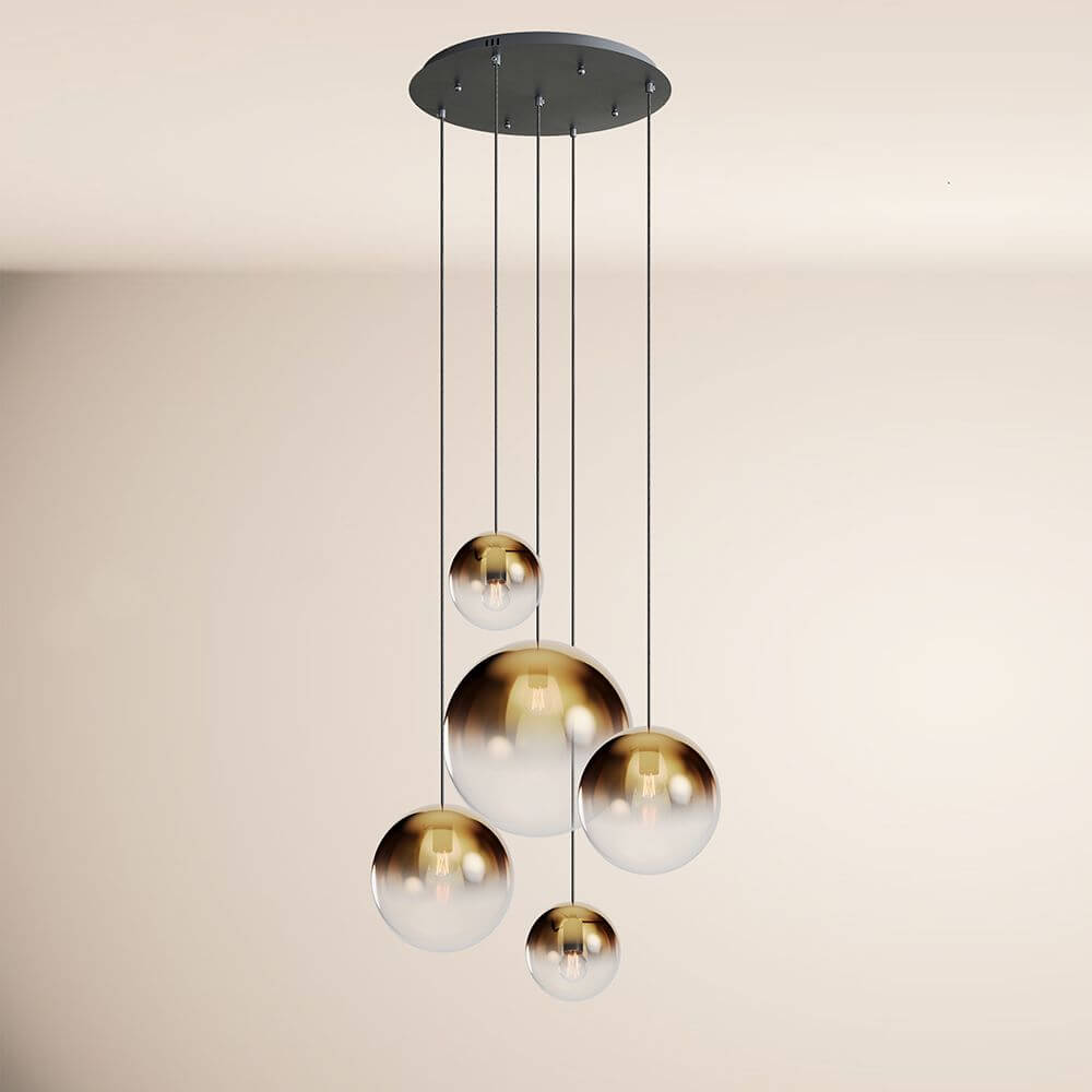 Bello 5-Light Pendant Lamp | Modular Design, Customizable Colors