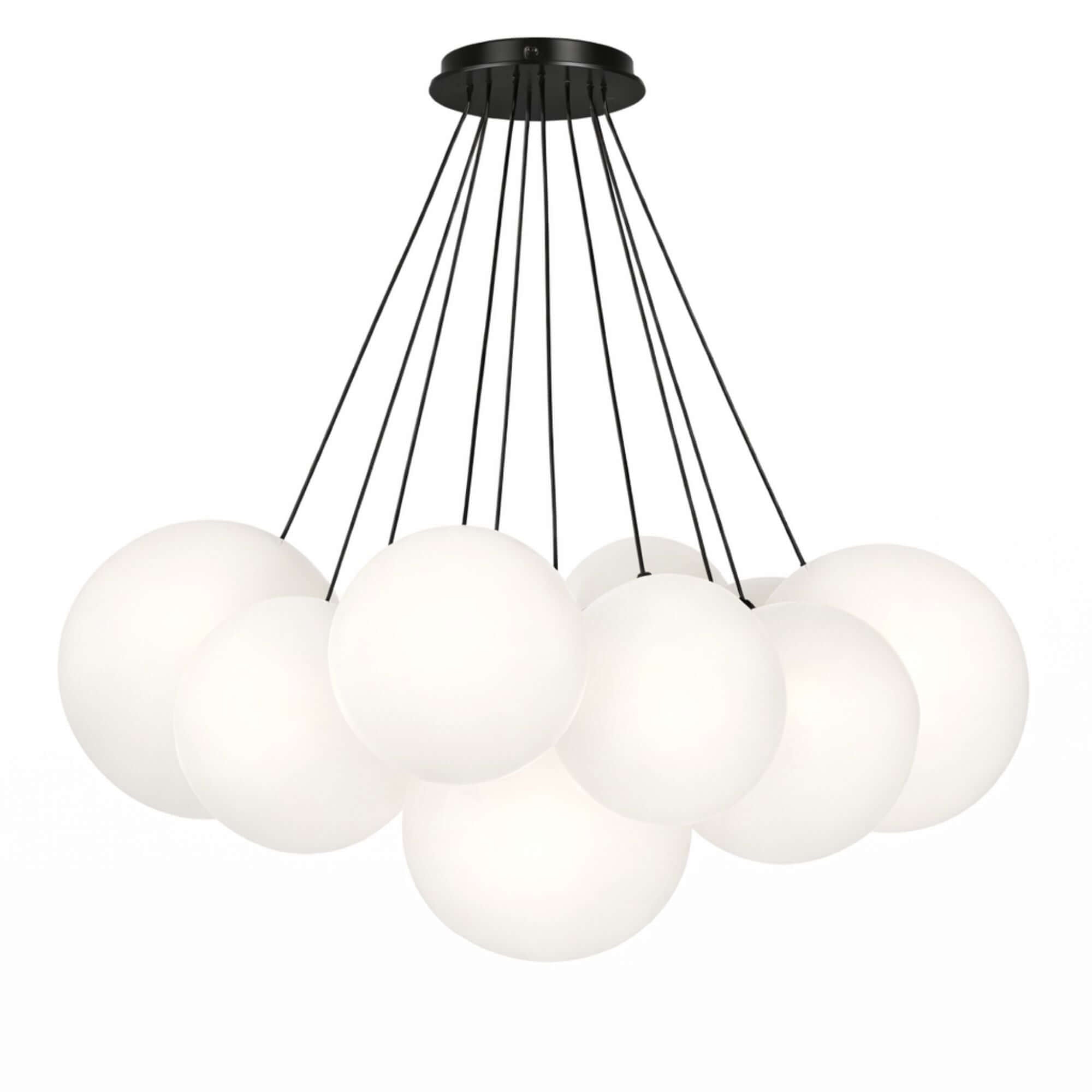 Bello Orb Cluster Pendant Light | 13-Bulb, Mouth-Blown Glass