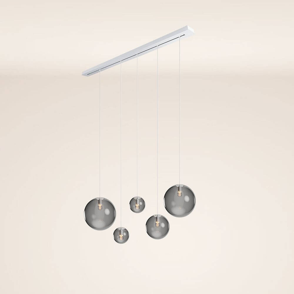 Bello Orb Pendant Light | 5-Bulb, Customizable Glass Spheres