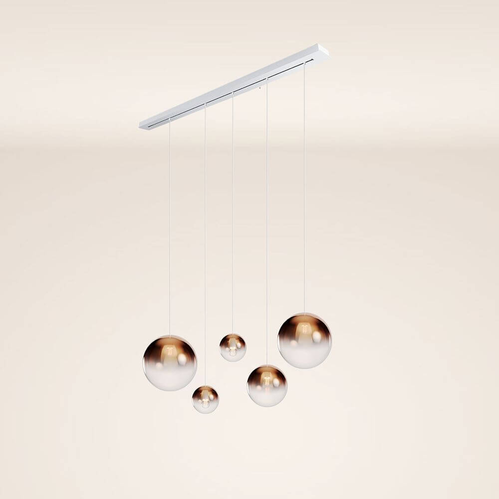 Bello Orb Pendant Light | 5-Bulb, Customizable Glass Spheres