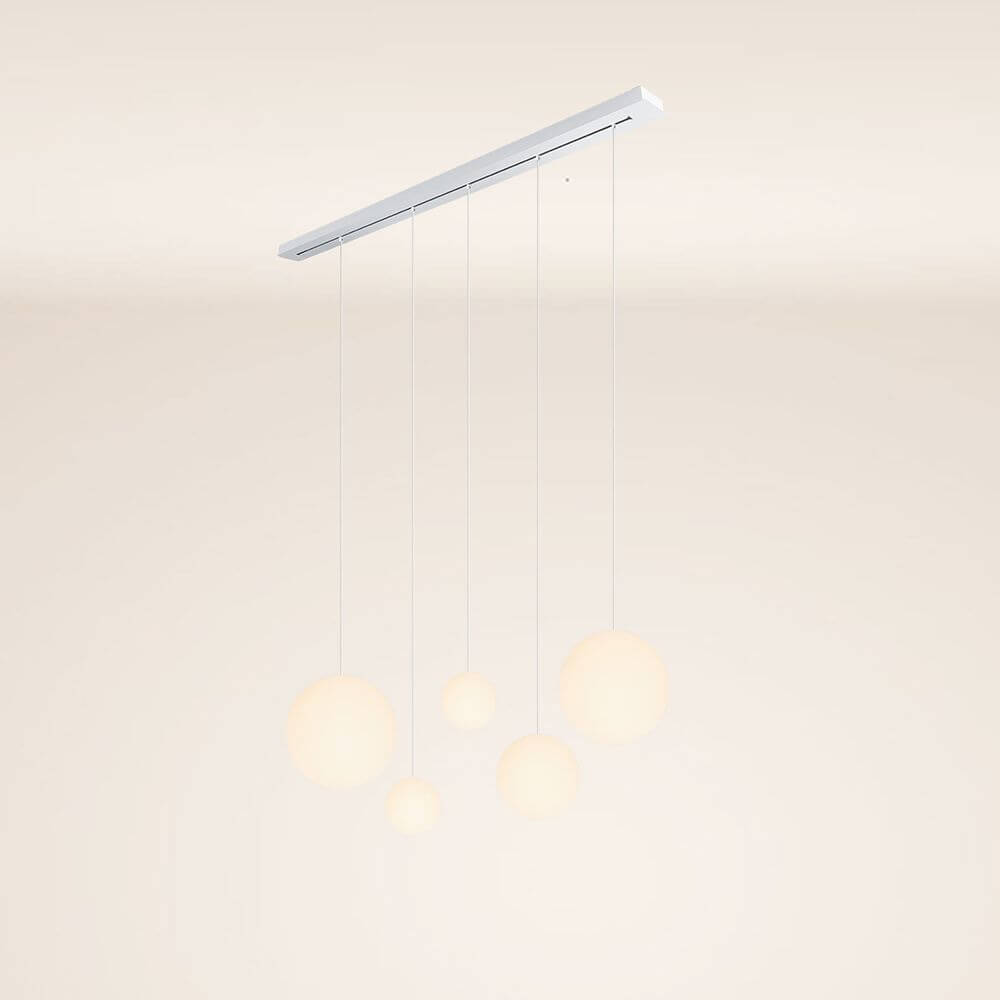 Bello Orb Pendant Light | 5-Bulb, Customizable Glass Spheres