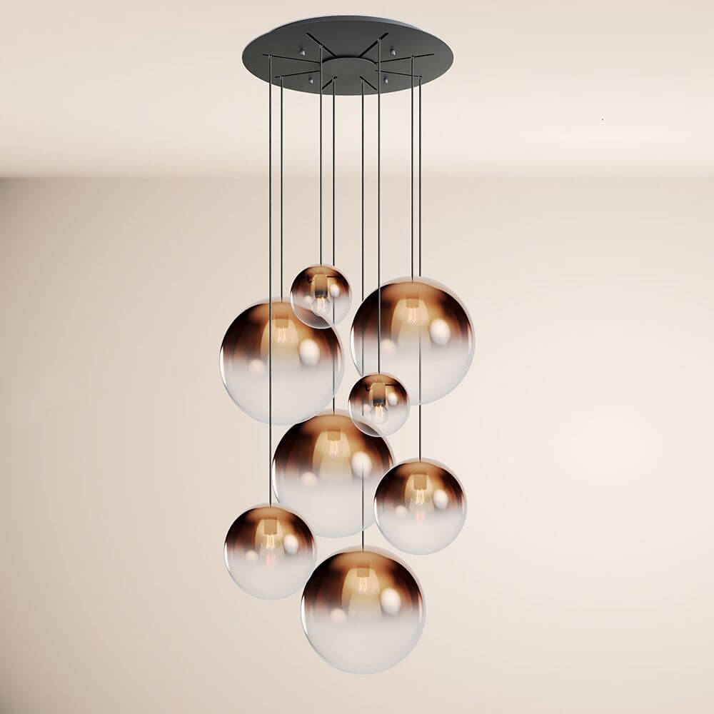 Brix Orb Modular Pendant Lamp | 8-Arm, Dimmable LED Spheres