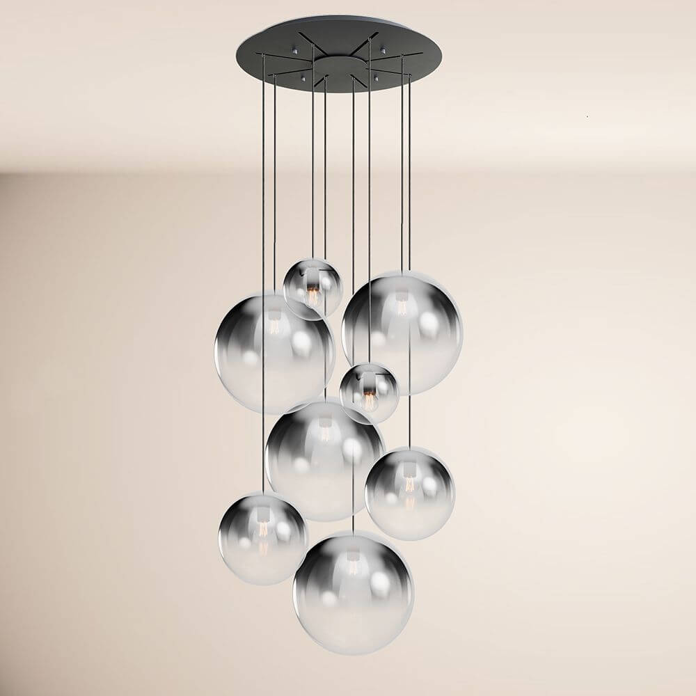 Brix Orb Modular Pendant Lamp | 8-Arm, Dimmable LED Spheres
