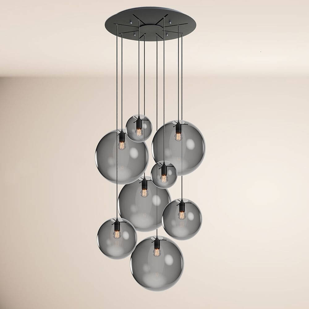 Brix Orb Modular Pendant Lamp | 8-Arm, Dimmable LED Spheres