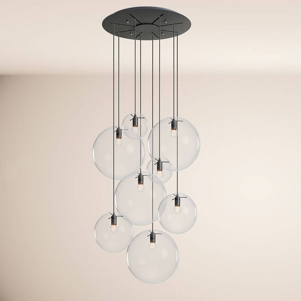 Brix Orb Modular Pendant Lamp | 8-Arm, Dimmable LED Spheres