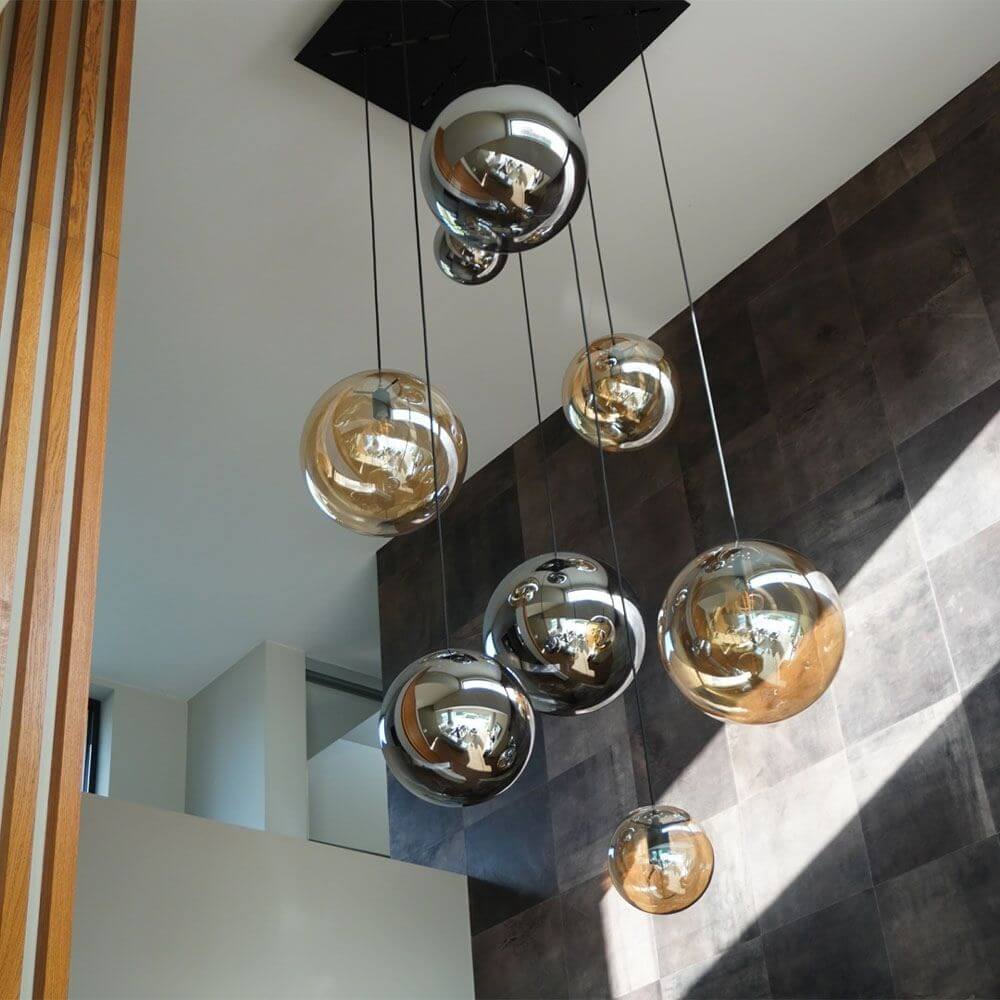 Brix Orb Modular Pendant Lamp | 8-Arm, Dimmable LED Spheres