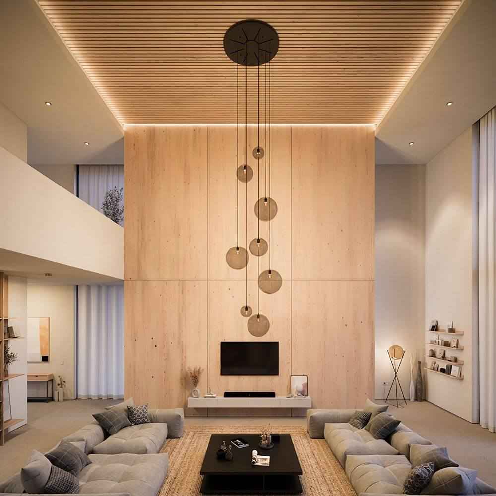 Brix Orb Modular Pendant Lamp | 8-Arm, Dimmable LED Spheres