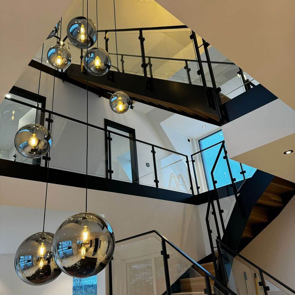 Brix Orb Modular Pendant Lamp | 8-Arm, Dimmable LED Spheres