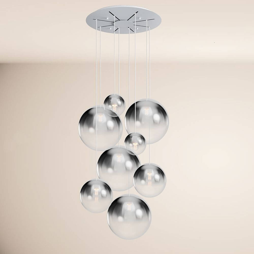 Brix Orb Modular Pendant Lamp | 8-Arm, Dimmable LED Spheres