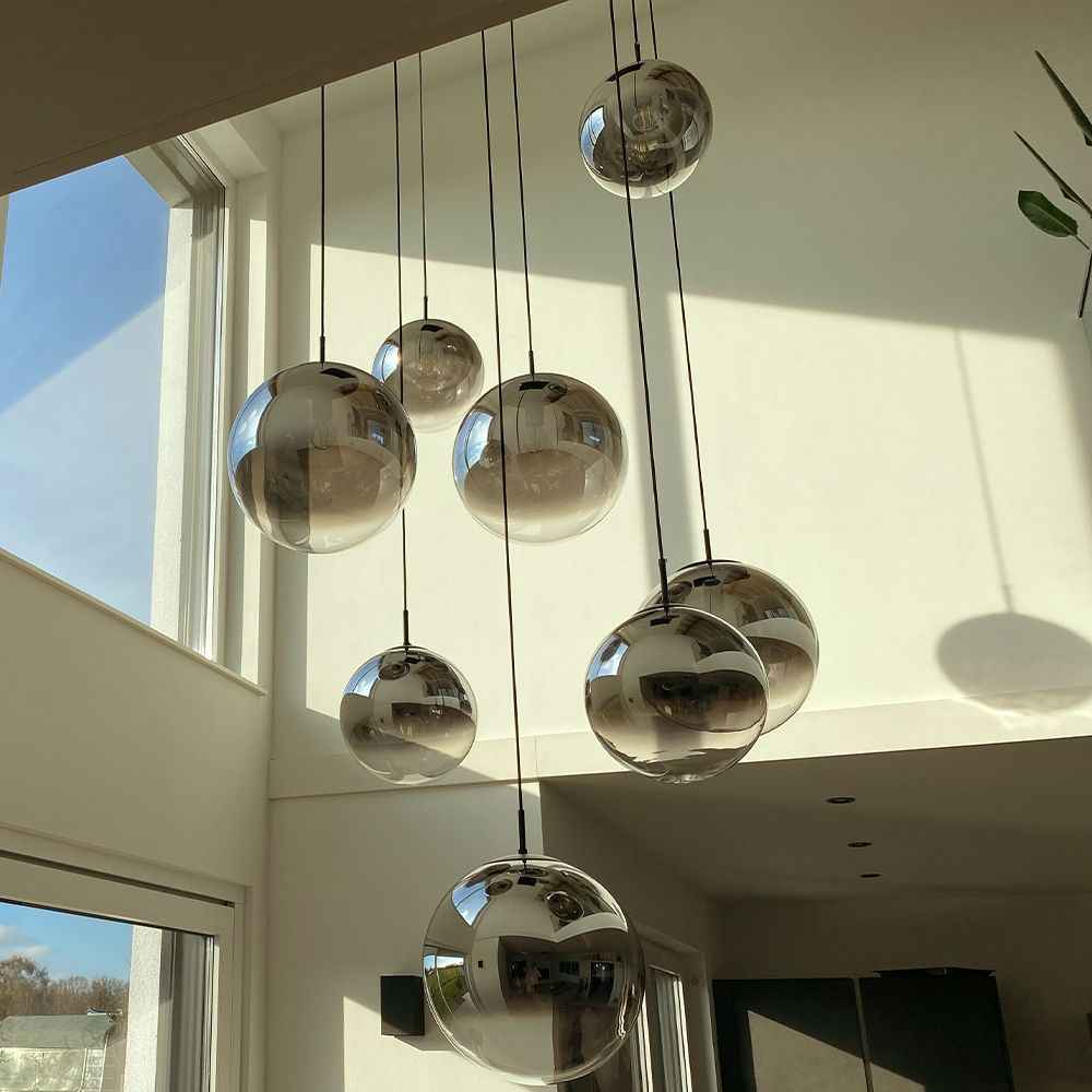 Brix Orb Modular Pendant Lamp | 8-Arm, Dimmable LED Spheres