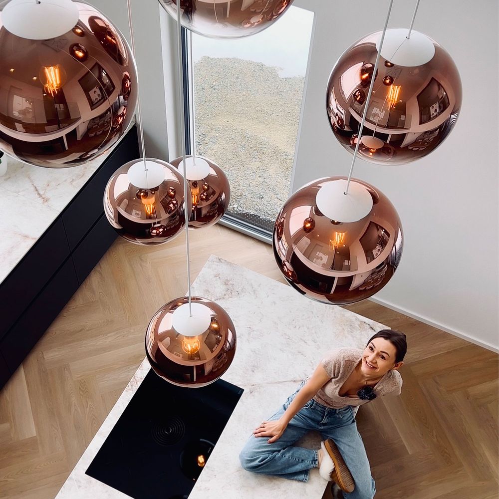 Brix Orb Modular Pendant Lamp | 8-Arm, Dimmable LED Spheres