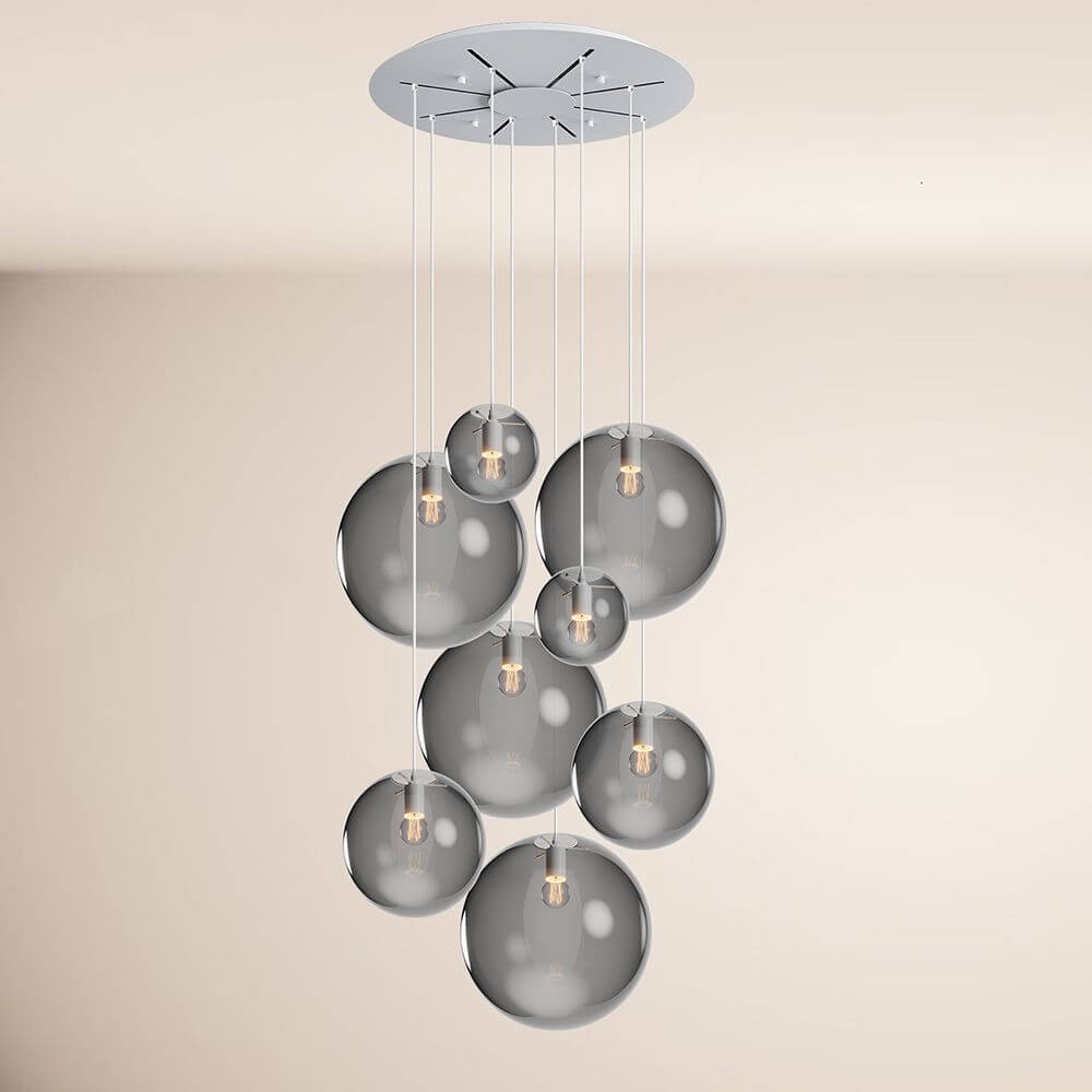 Brix Orb Modular Pendant Lamp | 8-Arm, Dimmable LED Spheres