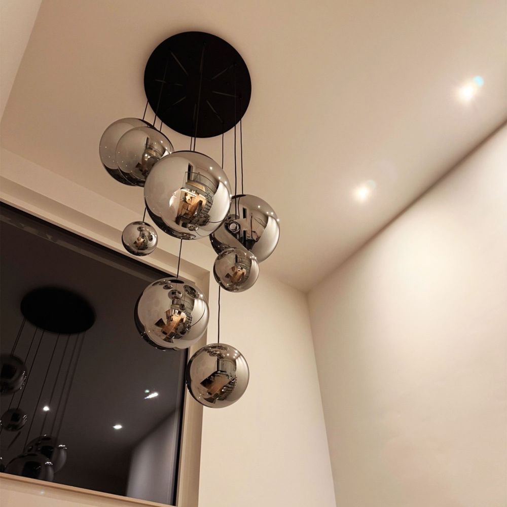 Brix Orb Modular Pendant Lamp | 8-Arm, Dimmable LED Spheres