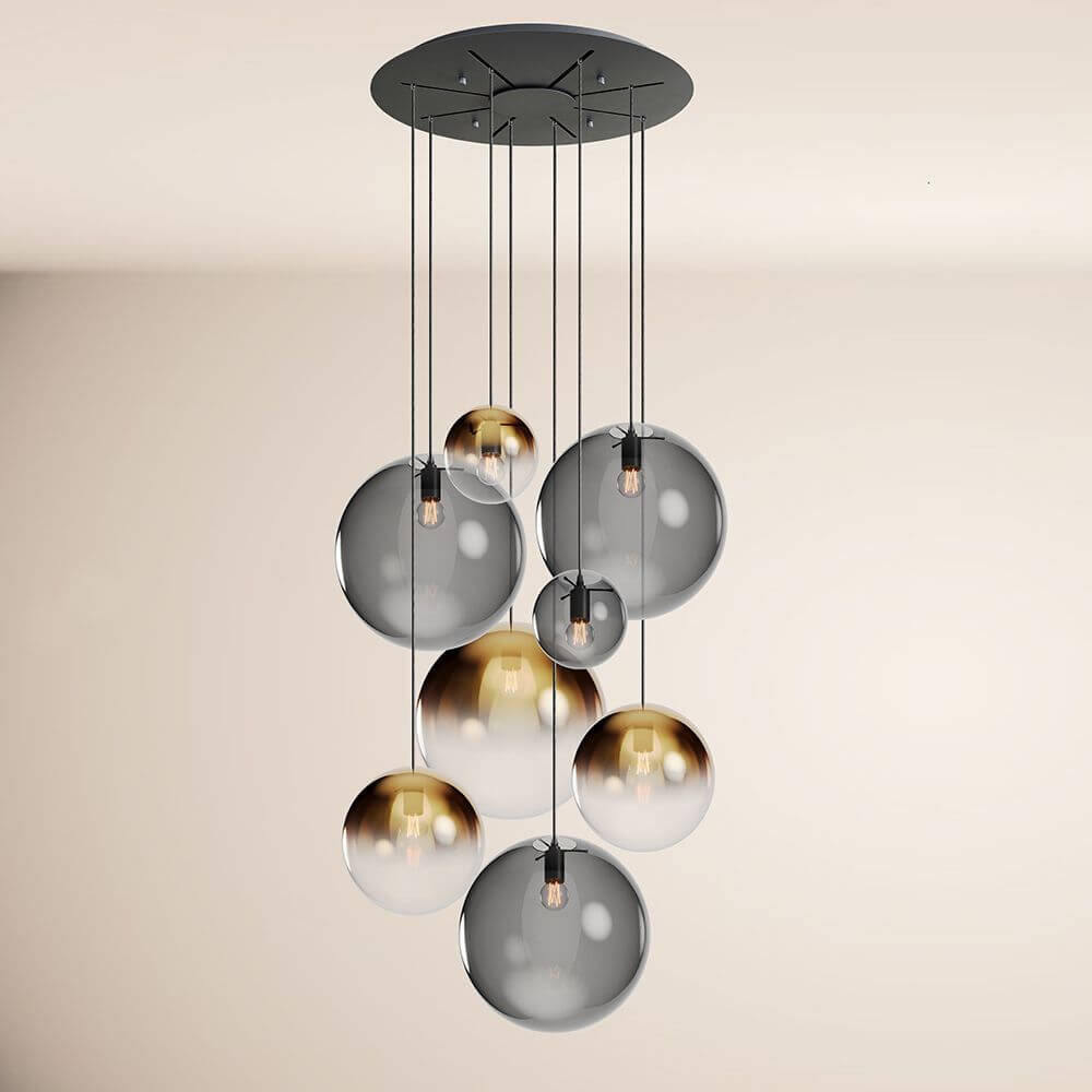 Brix Orb Modular Pendant Lamp | 8-Arm, Dimmable LED Spheres