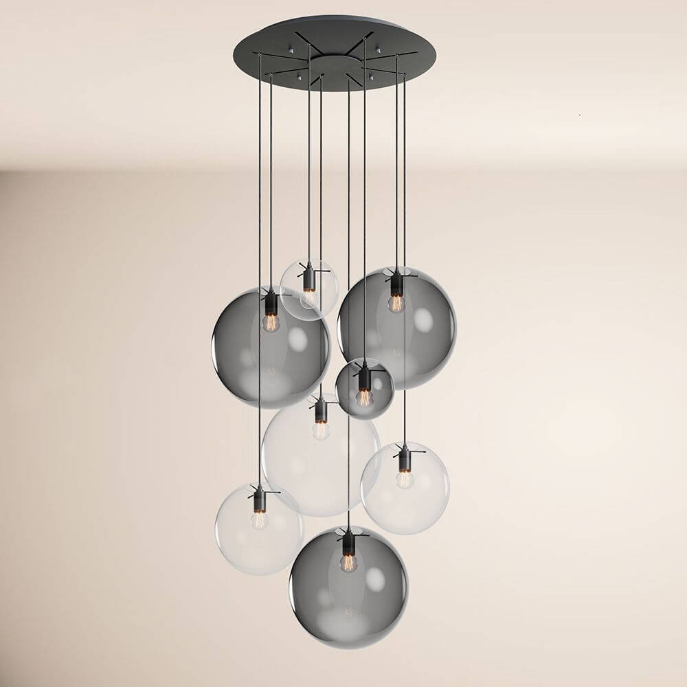 Brix Orb Modular Pendant Lamp | 8-Arm, Dimmable LED Spheres