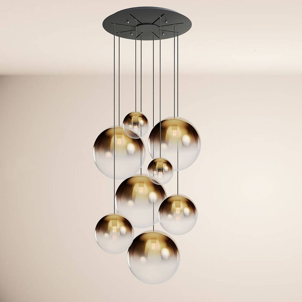 Brix Orb Modular Pendant Lamp | 8-Arm, Dimmable LED Spheres