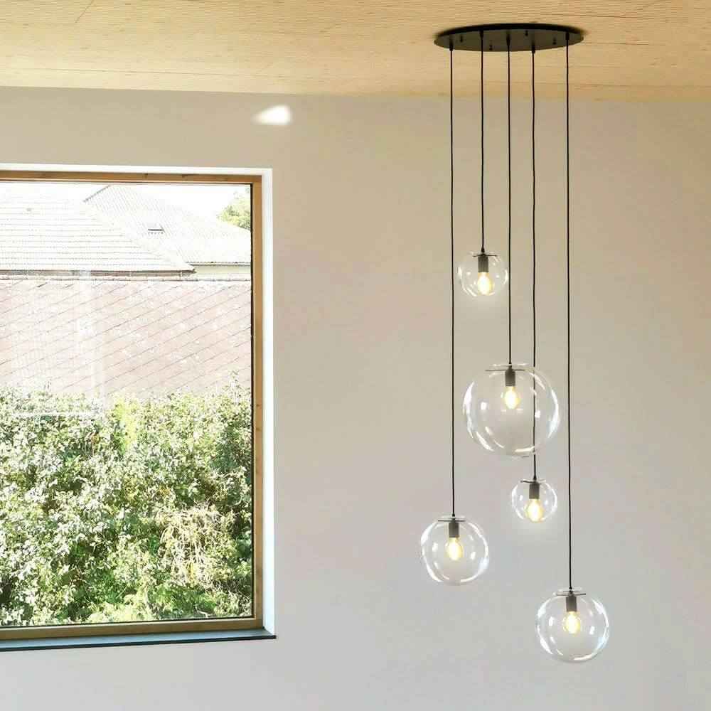 Bello Orb Gallery Light | 3- or 5-Bulb Modular Canopy, Custom Colors