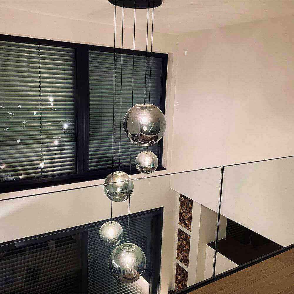 Bello Orb Gallery Light | 3- or 5-Bulb Modular Canopy, Custom Colors