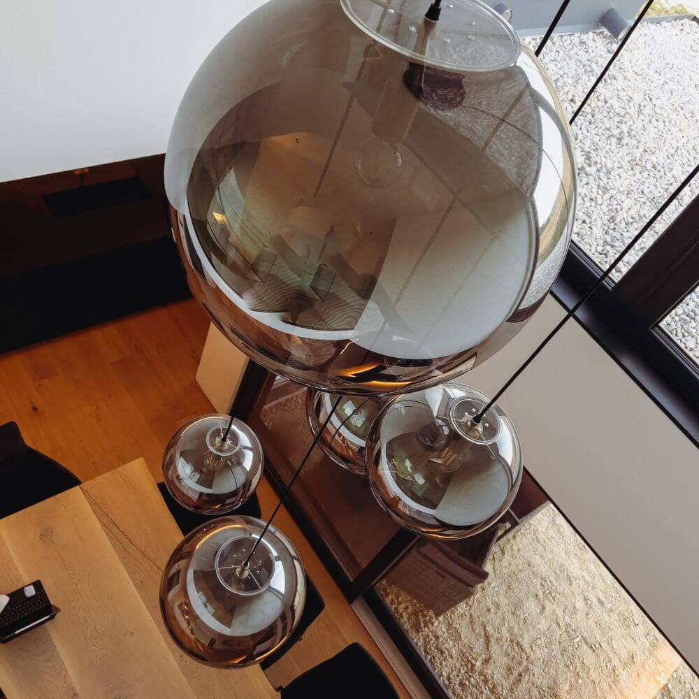 Bello Orb Gallery Light | 3- or 5-Bulb Modular Canopy, Custom Colors
