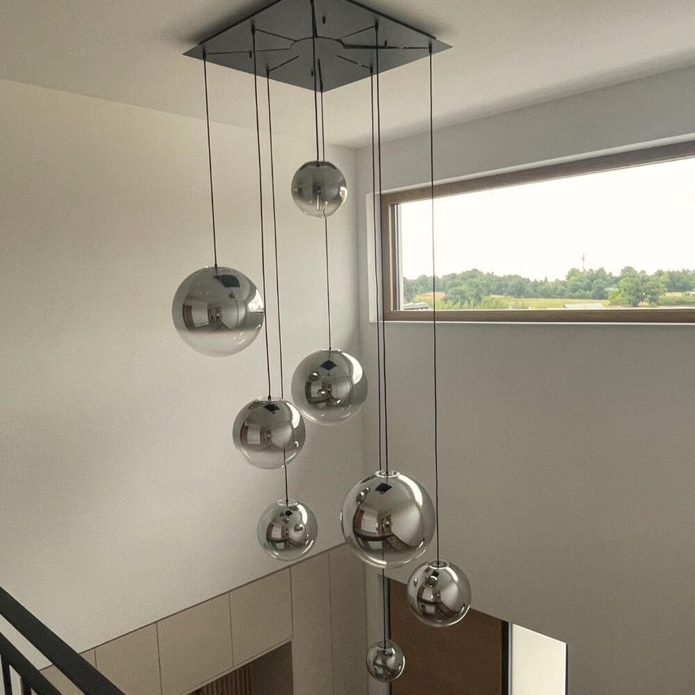 Bola Gallery Light | 5m Suspension, Mouth-Blown Glass