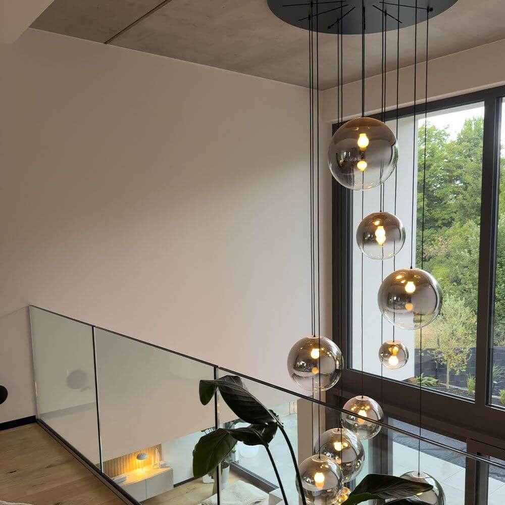 Bola Gallery Light | 5m Suspension, Mouth-Blown Glass