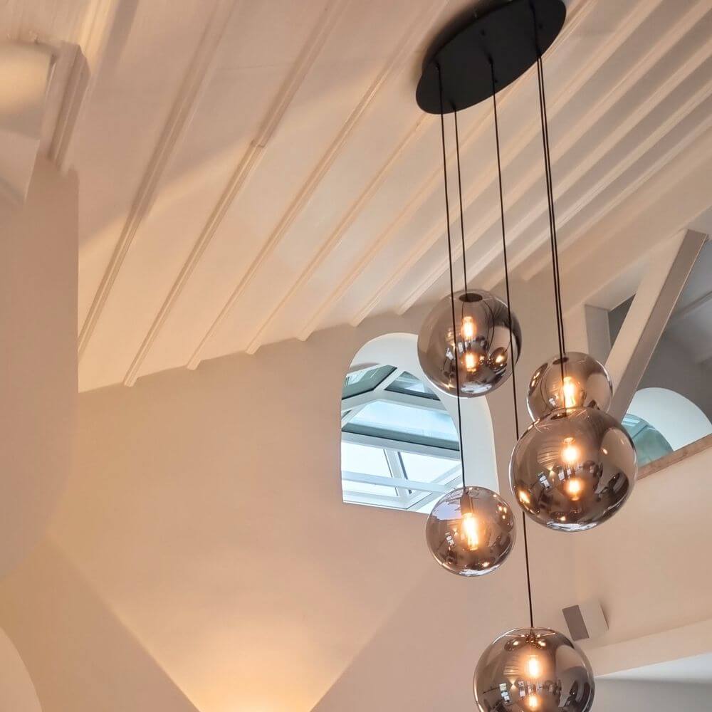 Bola Gallery Light | 5m Suspension, Mouth-Blown Glass