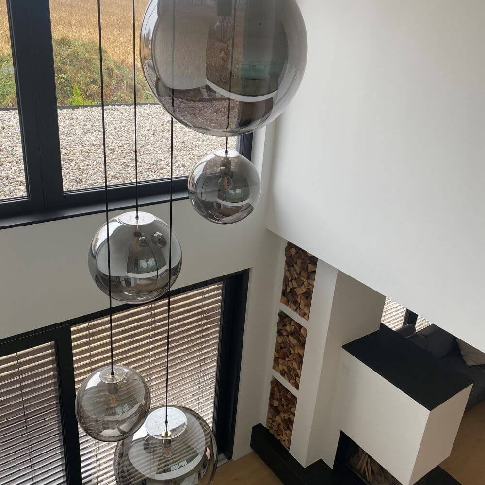 Bola Gallery Light | 5m Suspension, Mouth-Blown Glass