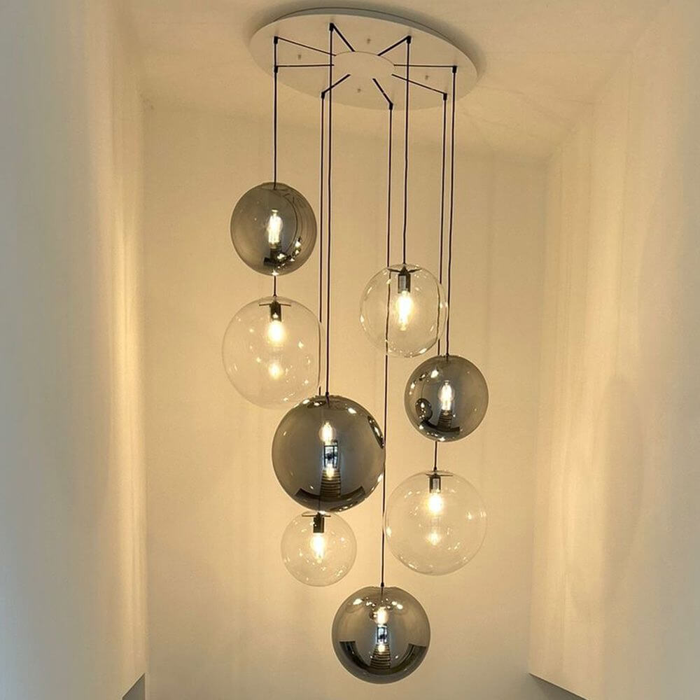 Bola Gallery Light | 5m Suspension, Mouth-Blown Glass