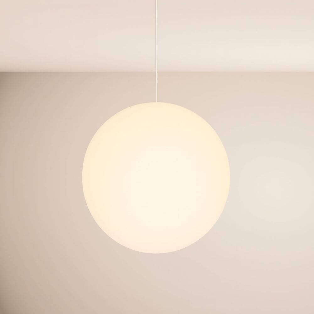 Bela Orb Glass Ball Pendant Light | 5m Suspension, E27 Socket