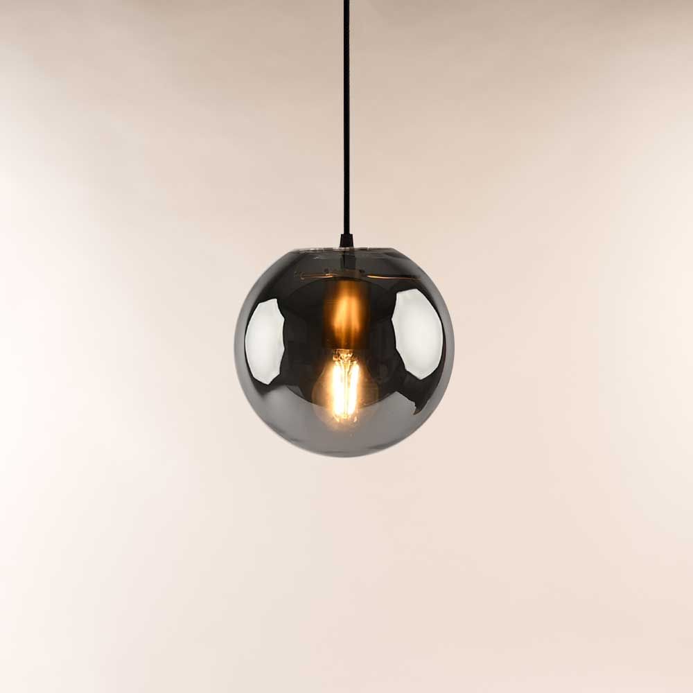 Bello Orb Glass Pendant Light | Hand-Blown Glass, Customizable Suspension