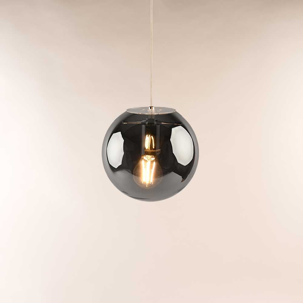 Bello Orb Glass Pendant Light | Hand-Blown Glass, Customizable Suspension