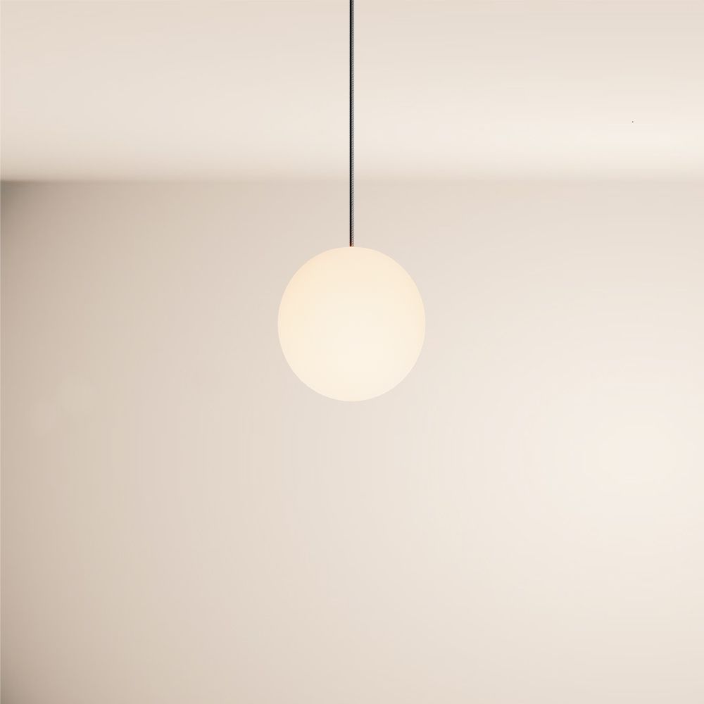 Bello Orb Glass Pendant Light | Hand-Blown Glass, Customizable Suspension