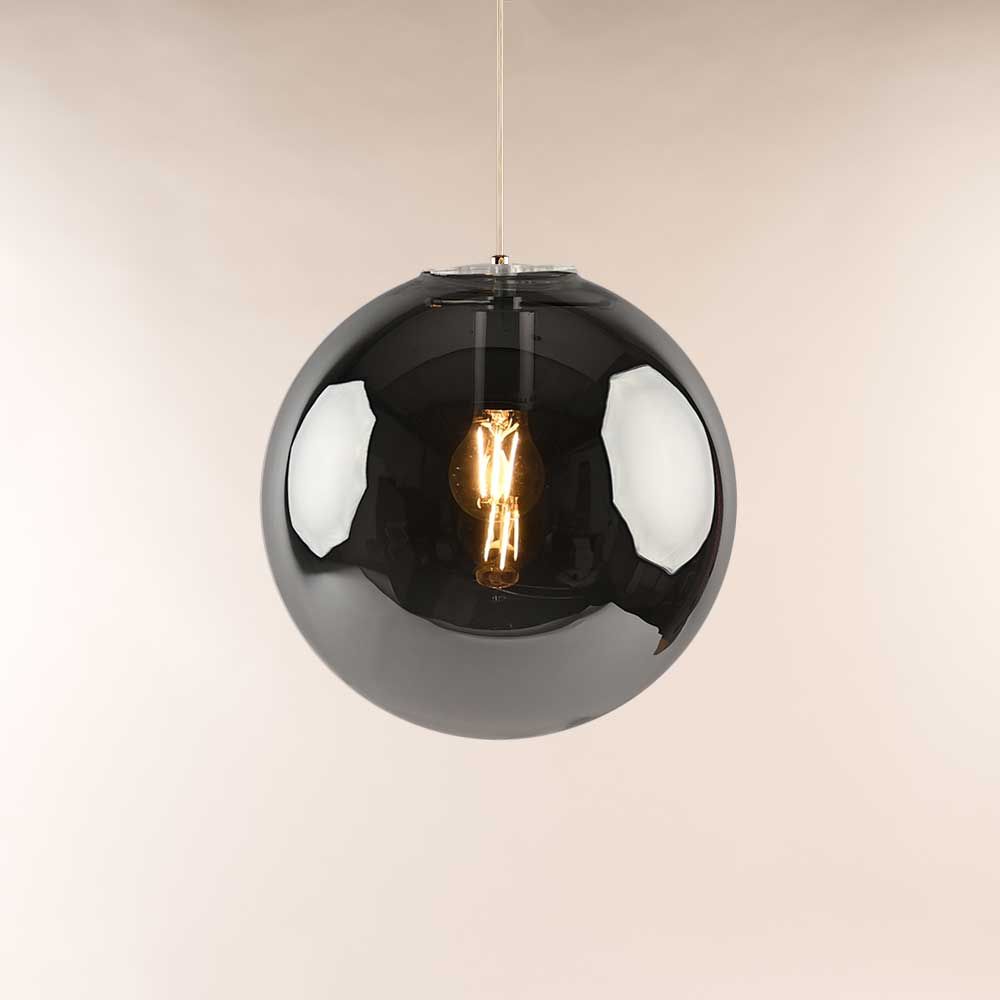 Bello Orb Glass Pendant Light | Hand-Blown Glass, Customizable Suspension