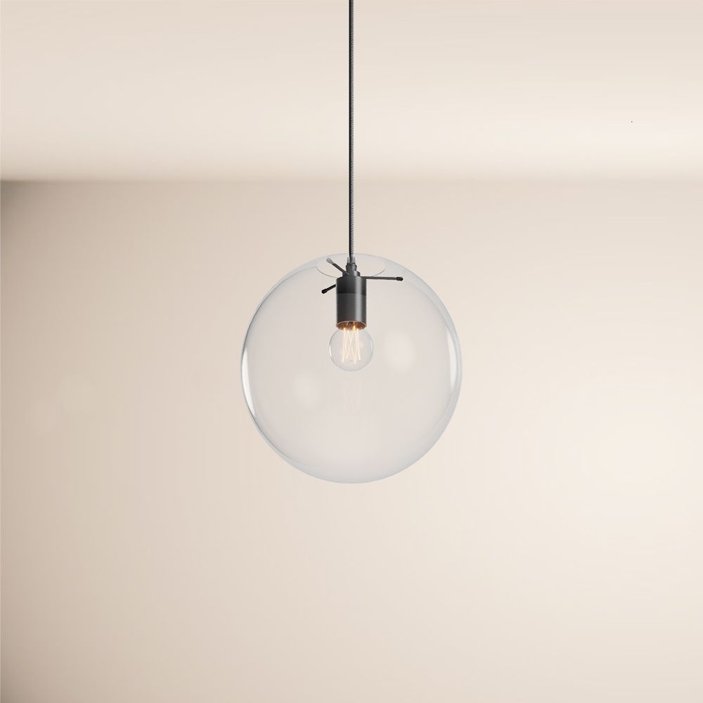 Bello Orb Glass Pendant Light | Hand-Blown Glass, Customizable Suspension