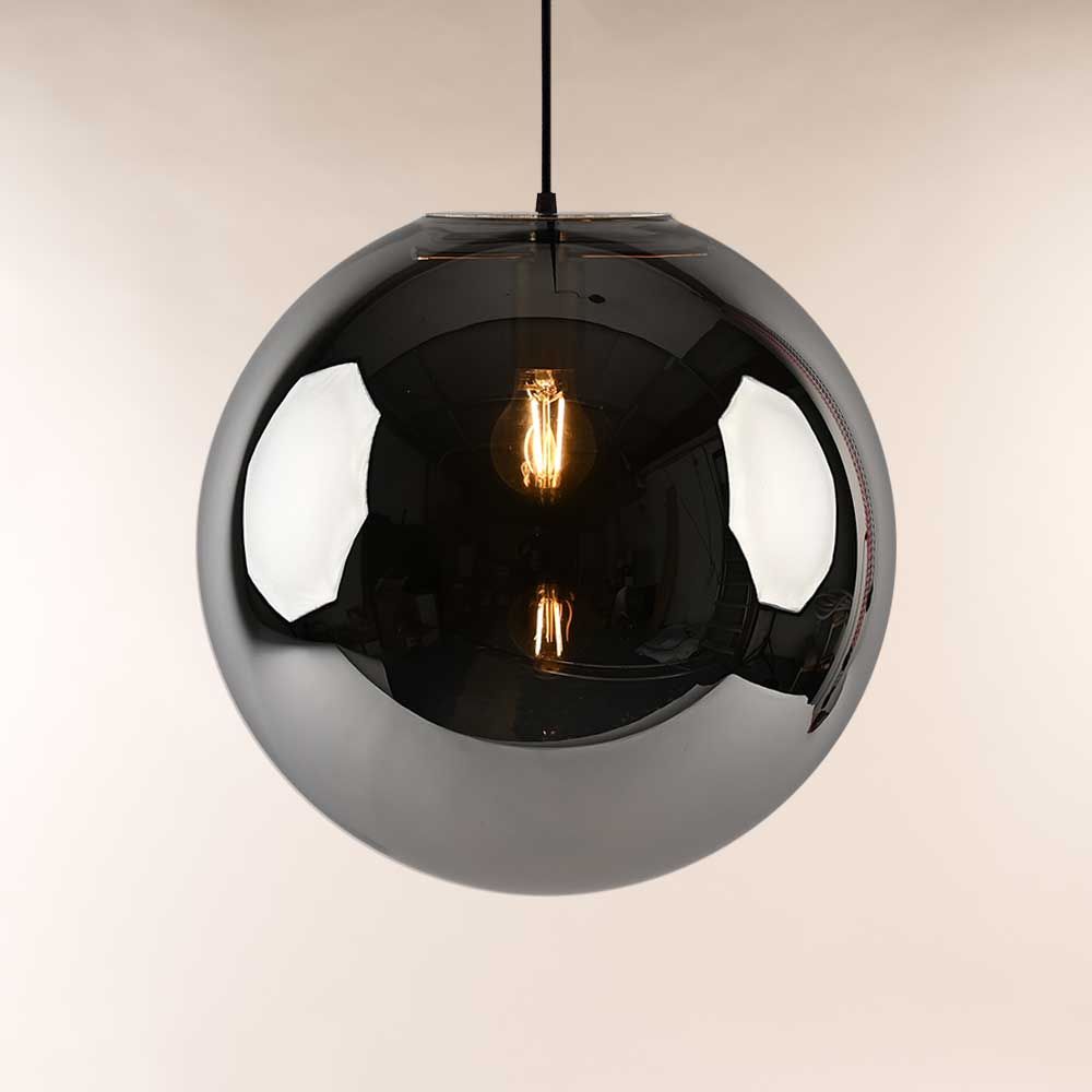 Bello Orb Glass Pendant Light | Hand-Blown Glass, Customizable Suspension