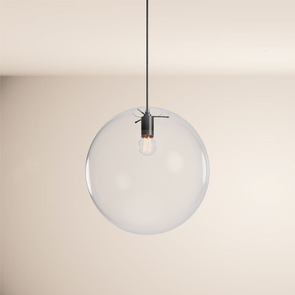 Bello Orb Glass Pendant Light | Hand-Blown Glass, Customizable Suspension