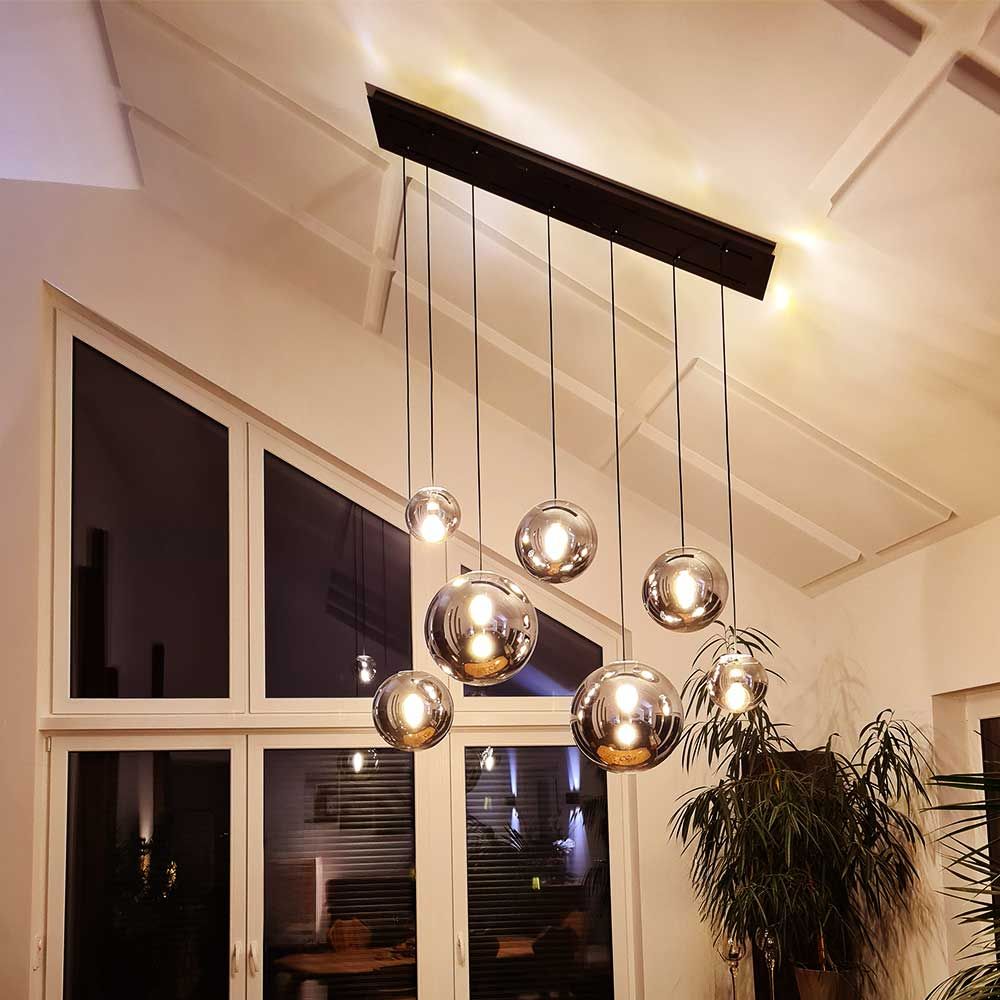Bello Orb Glass Pendant Light | Hand-Blown Glass, Customizable Suspension
