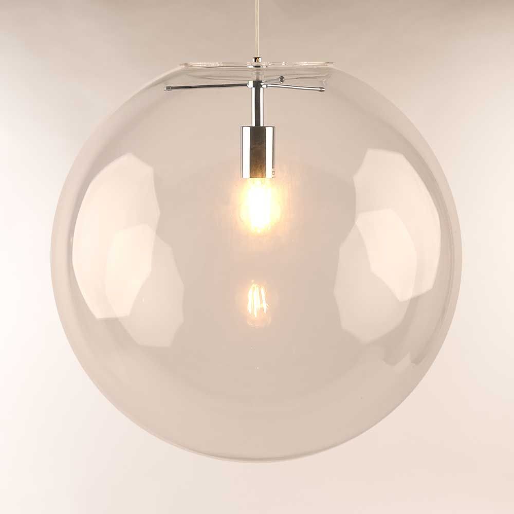 Bello Orb Glass Pendant Light | Hand-Blown Glass, Customizable Suspension