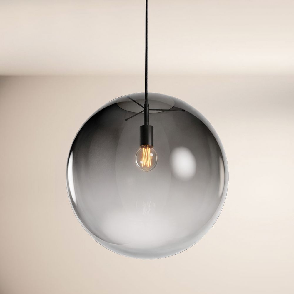 Bello Orb Glass Pendant Light | Hand-Blown Glass, Customizable Suspension