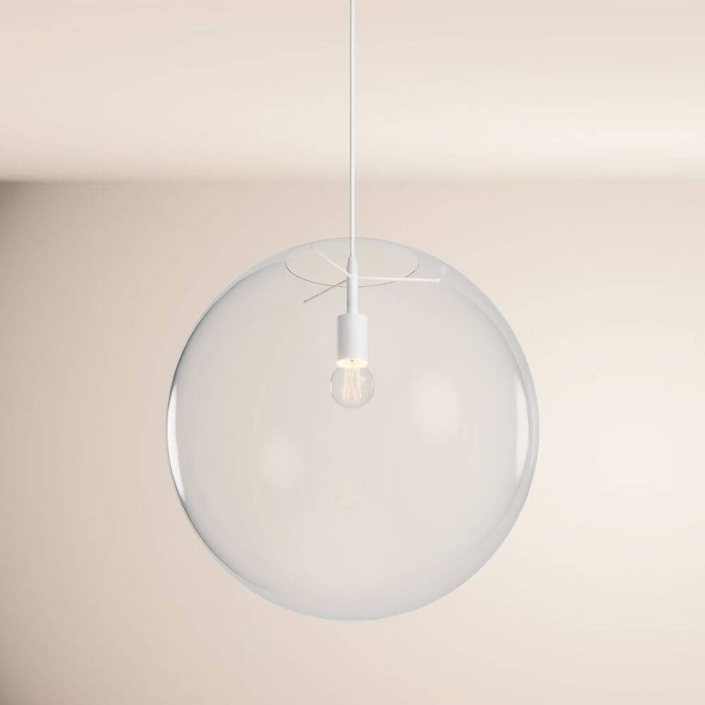 Bela Glass Pendant Light | Hand-Blown, Adjustable Suspension 150cm