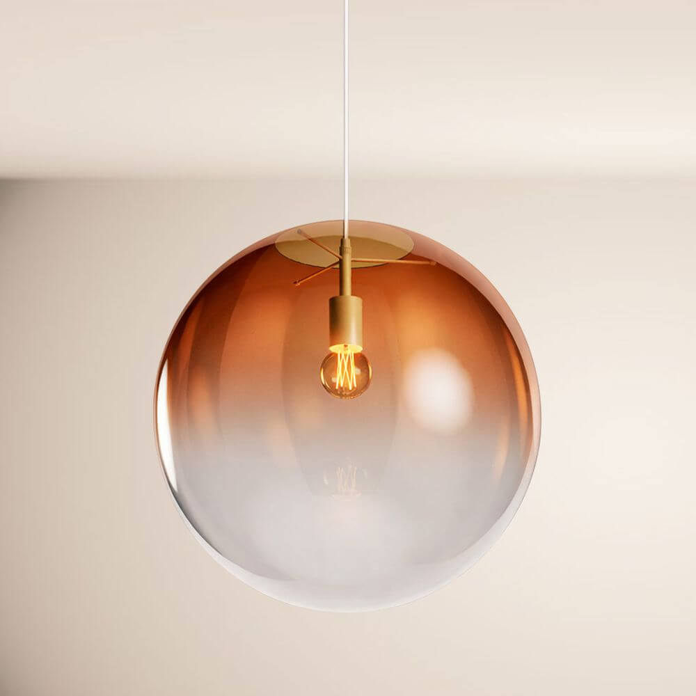 Bela Glass Pendant Light | Hand-Blown, Adjustable Suspension 150cm