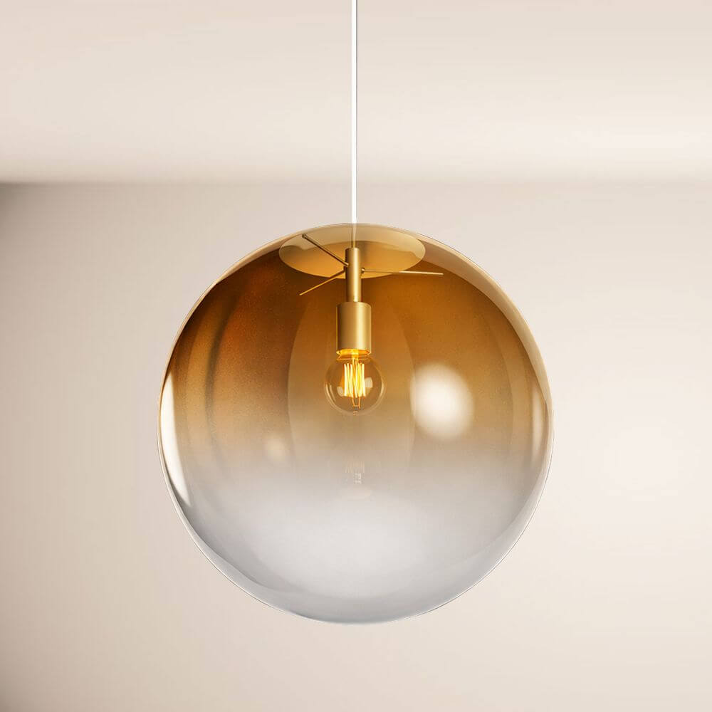 Bela Glass Pendant Light | Hand-Blown, Adjustable Suspension 150cm