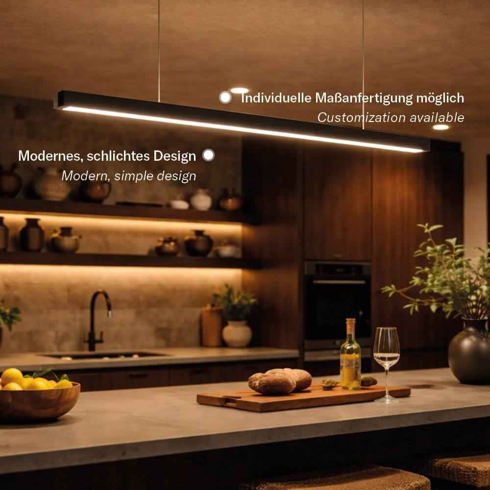 Brix LED Linear Light | Custom Made, 4000K Office Pendant Lamp