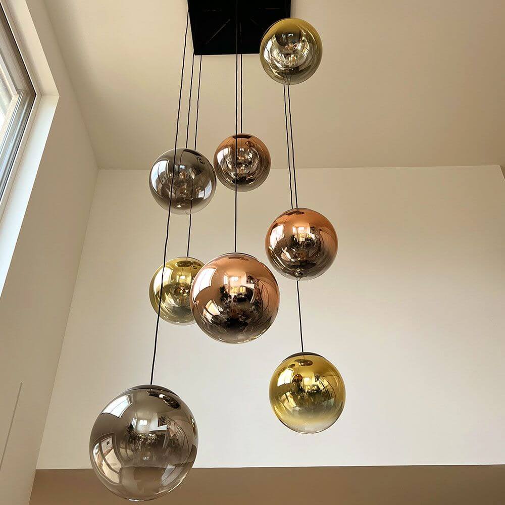 Bello Pendant Light | Hand-Blown Glass, 5m Suspension