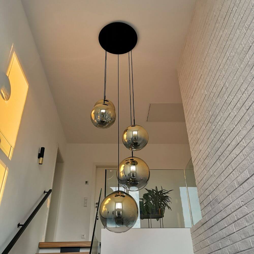 Bello Pendant Light | Hand-Blown Glass, 5m Suspension