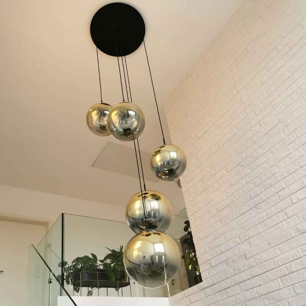 Bello Pendant Light | Hand-Blown Glass, 5m Suspension